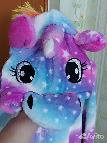 Кигуруми - единорог, комбинезон, пижама 140 рост