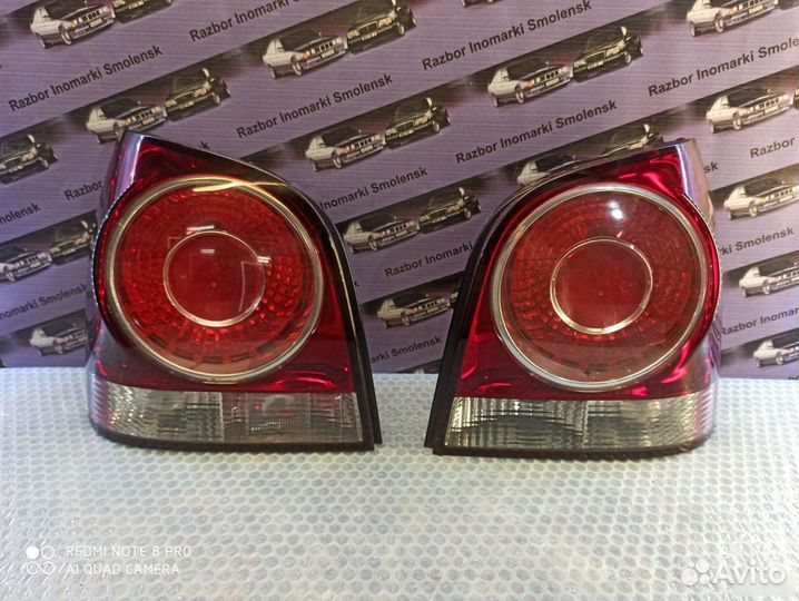 Задние фонари Volkswagen Polo 4