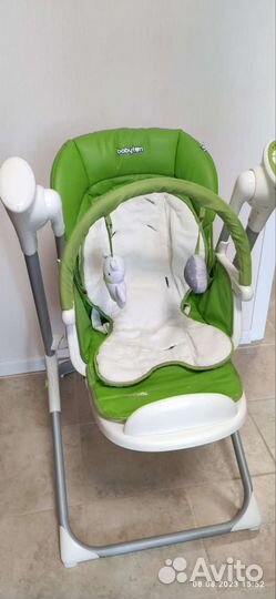 Стульчик качели для кормления babyton