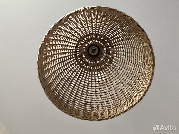Абажур плетеный 50см