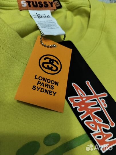 Футболка stussy лонгслив оригинал винтаж