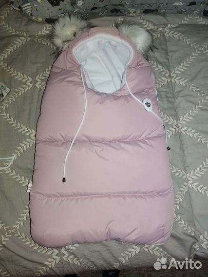 Конверт на выписку зимний для девочки