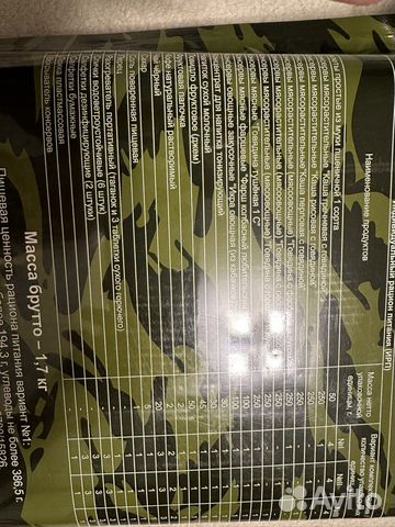 Сухпай Ирп сухой паек сухпаек