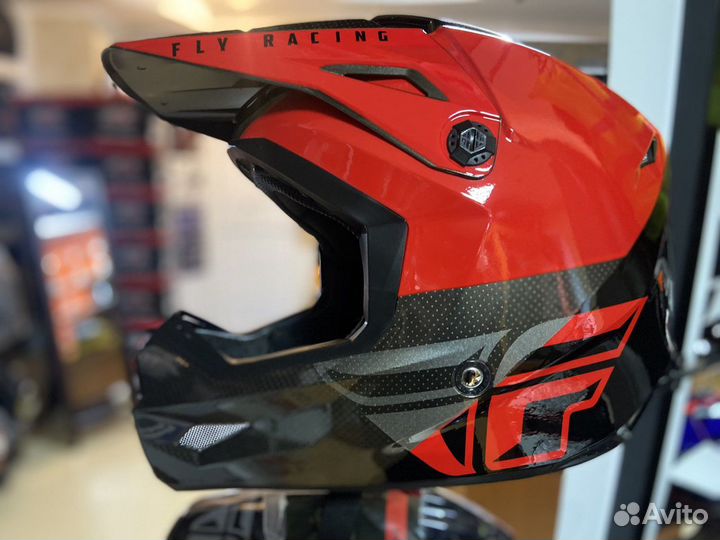 Шлем (кроссовый) FLY racing kinetic straight edge