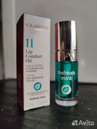 Clarins lip comfort oil mint масло блеск для губ