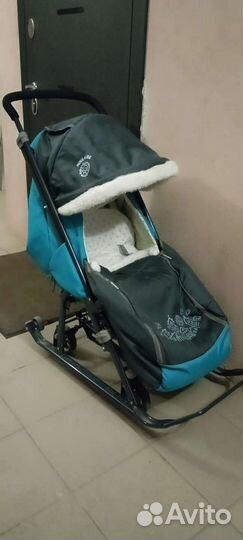 Детские санки коляска бу