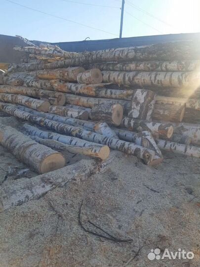 Дрова березовые колотые полусухие