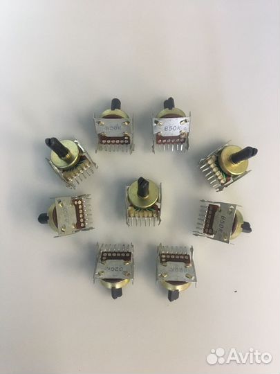 Резистор переменный 6pin+1 20/50кОм