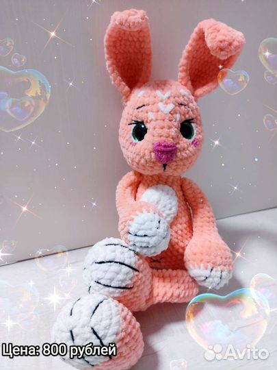 Зайчики единорог и снеговик(на заказ)