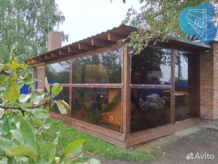 Мягкие окна для террас и беседок