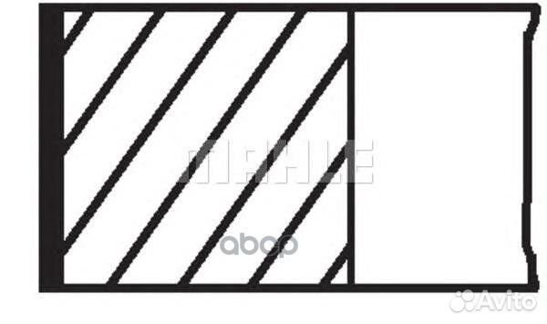 013 RS 00109 0N0 кольца поршневые d89.9x2x2x2