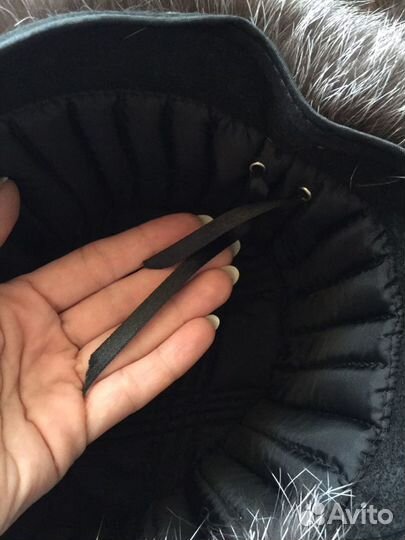 Шапка меховая (песцовая), exclusive collection