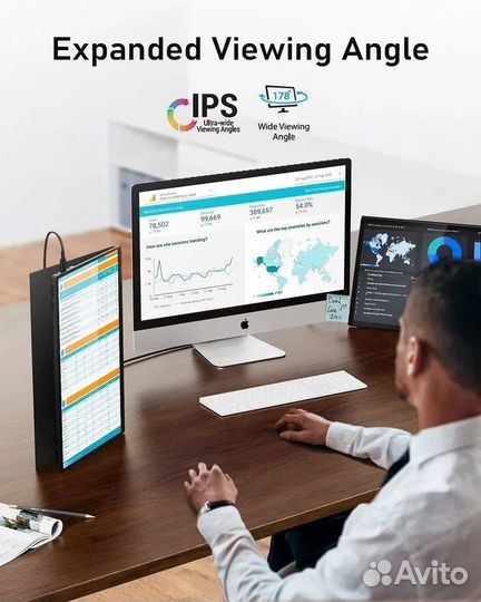 Портативный монитор Arzopa 14 4K IPS 60Hz