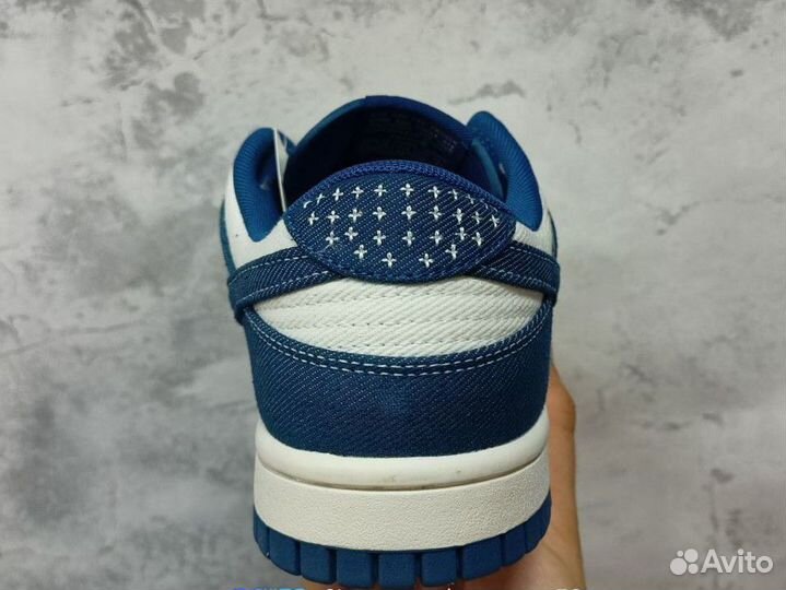 Кроссовки Nike Dunk SE ‘Sashiko Industrial blue