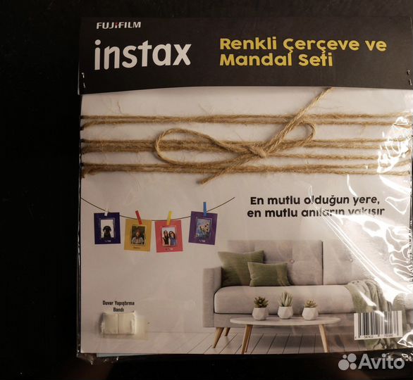 Набор рамок для instax mini с прищепками