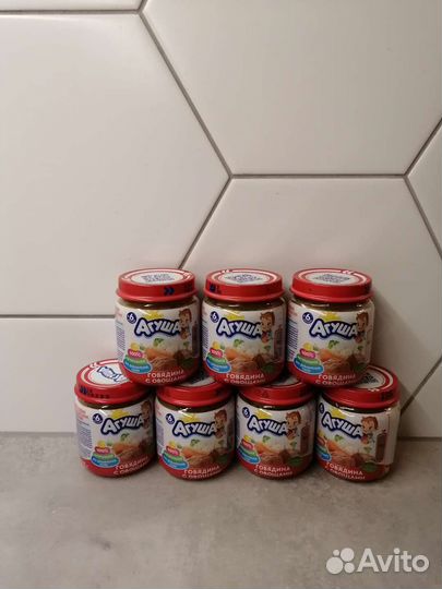 Мясное пюре агуша (