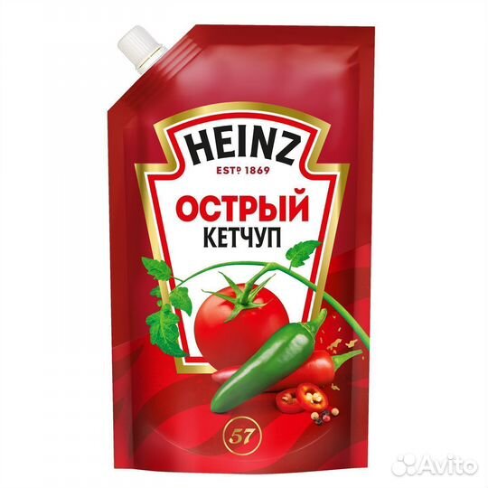 Опт - Кетчуп heinz Томатный Острый 350г