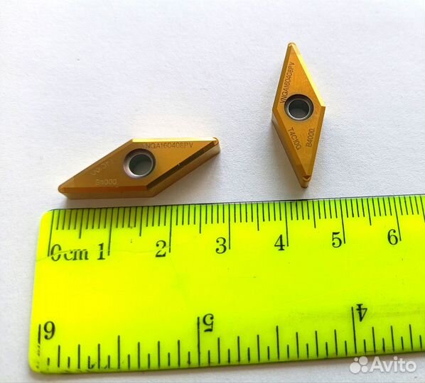 Пластина vnga 160408 2 режущих грани, по каленой с