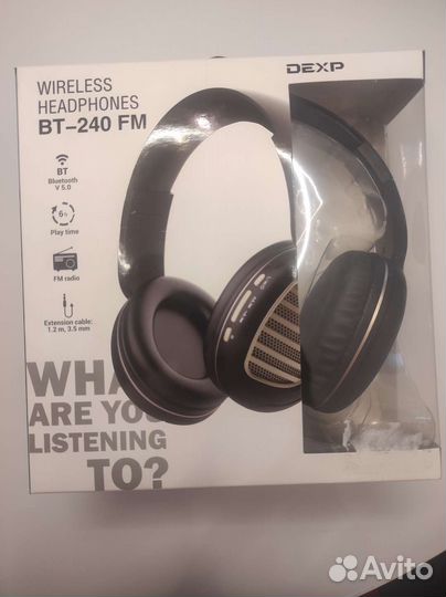 Беспроводные наушники dexp BT-240 FM
