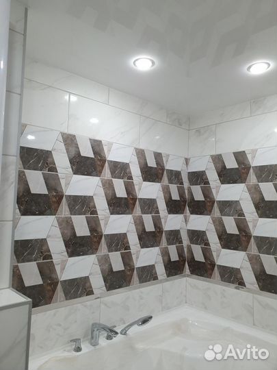 Укладка кафеля / плитки Ремонт санузла в квартире