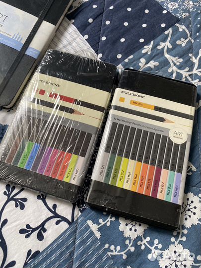 Акварель карандаш, скеч буки Moleskine Art