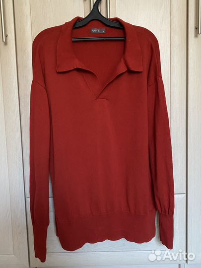 Джемпер женский красный 46 48 М