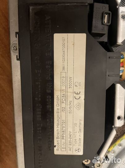 Варочная панель электро bosh