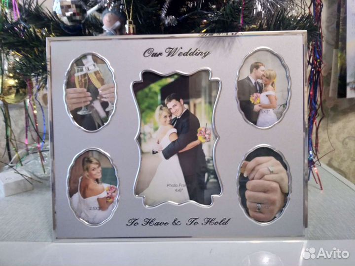 Рамка для фотографий свадебная семейная