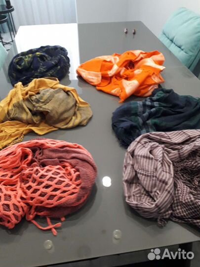 6 шарфов и платков