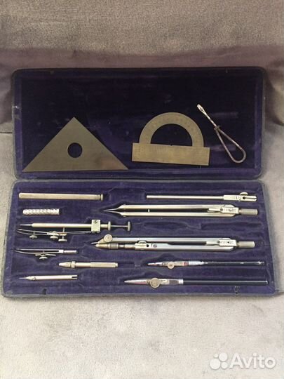 Антикварная готовальня «Е.С. Трындин и сыновья»