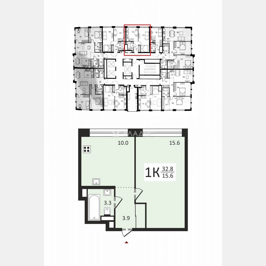 1-к. квартира, 33 м², 16/24 эт.