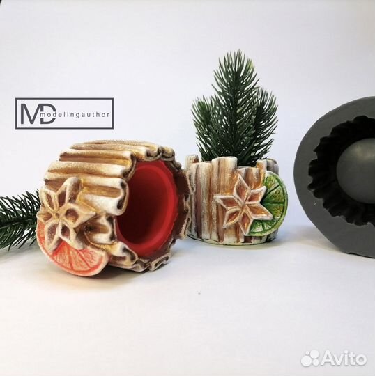 Силиконовая форма для гипса 
