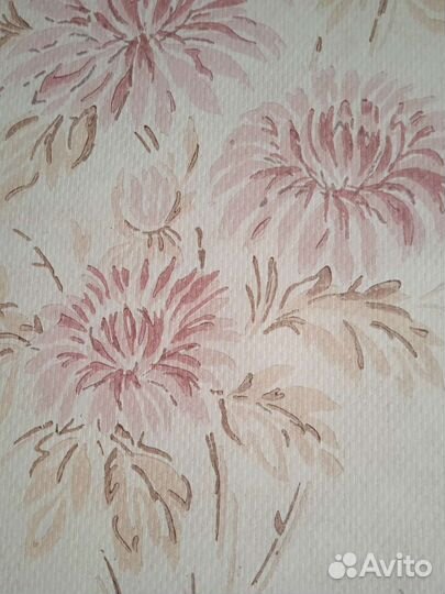 Бумажные обои винтаж СССР 3 вида