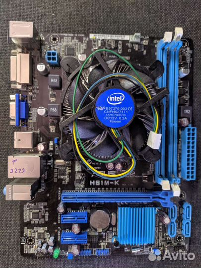 Материнская плата 1155 с процессором