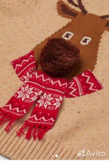 Свитер новогодний детский