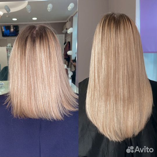 Безопасное наращивание волос