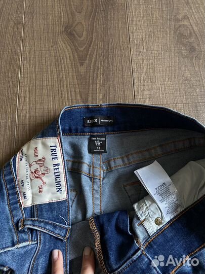 Синие джинсы True Religion 32 M оригинал