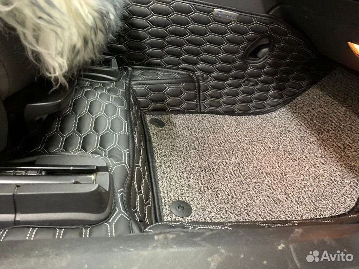 3D коврики из экокожи для Volvo на заказ