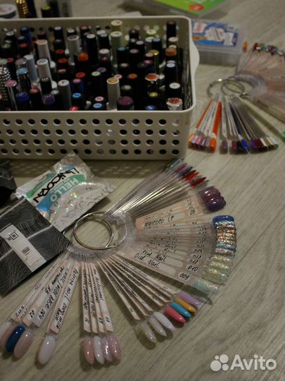 Набор для маникюра, гель лак, наращивание, дизайн