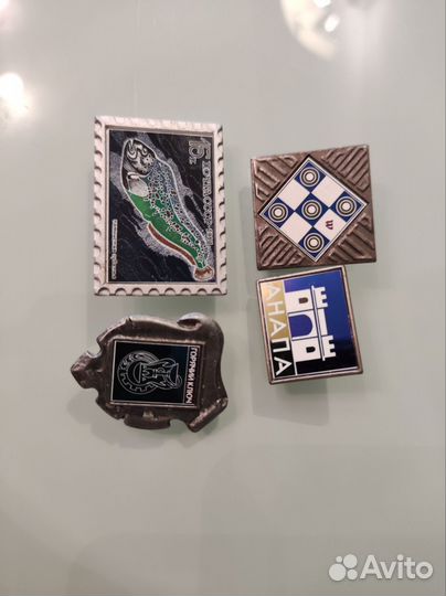 Значки СССР ситалл