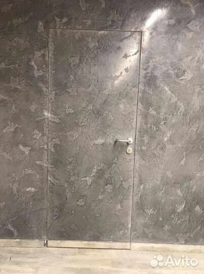 Скрытая дверь под отделку