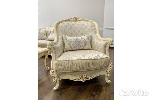 Кресло мона лиза крем