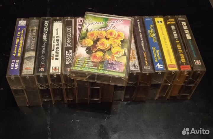 Магнитофонные кассеты, компакт кассеты, с записью