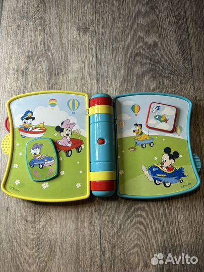 Музыкальная книга игрушка микки маус