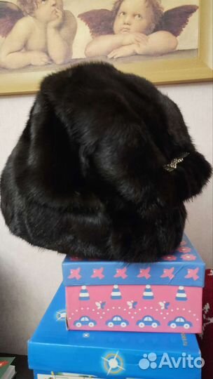 Шапка норковая женская