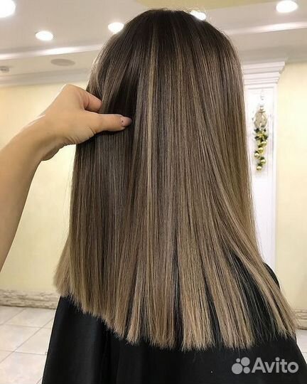Окрашивание волос. аиртач мелирование