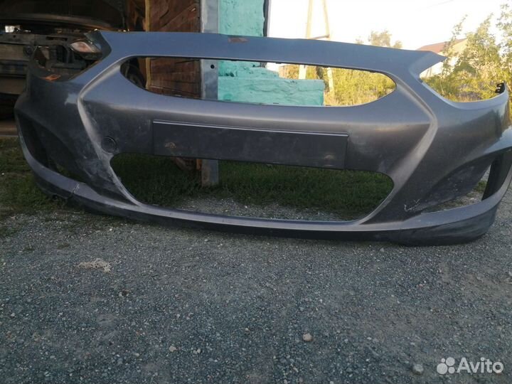 Бампер hyundai solaris 2012
