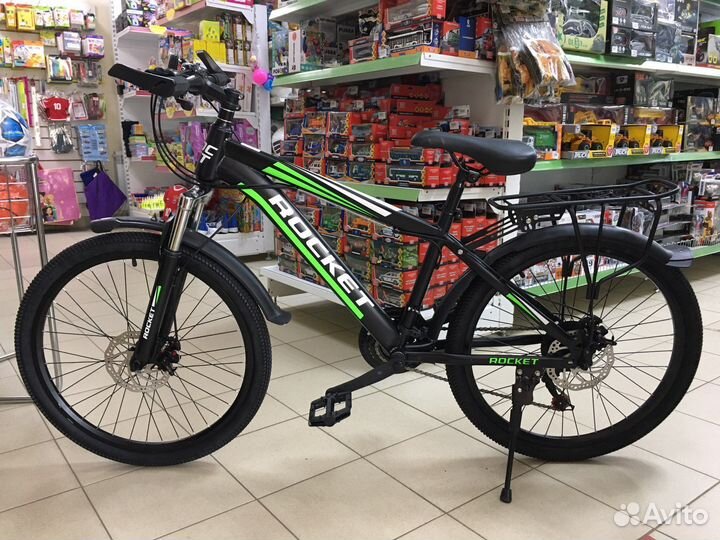 Велосипед горный 24д rocket размер рамы 14
