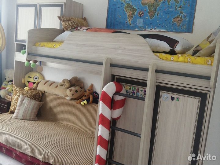 Детская-подростковая кровать - чердак