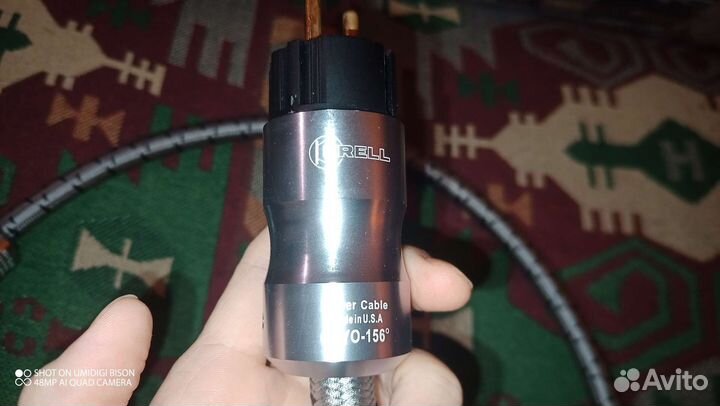 Krell силовой кабель для hi fi систем, б.у. 1,5м
